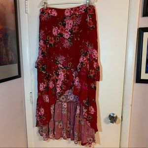 Torrid high low skirt